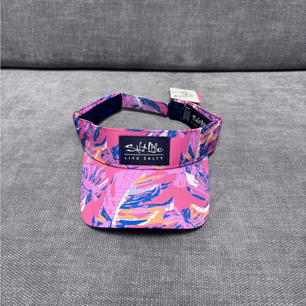 Salt Life Tropical Pink and Blue Visor